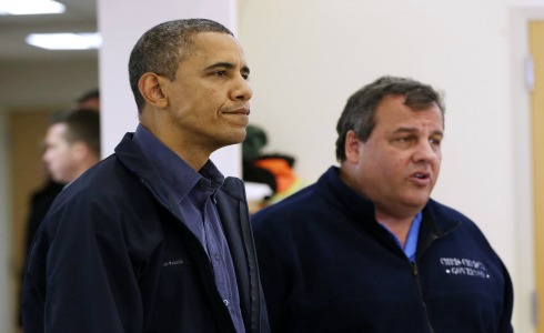 Christie Obama2