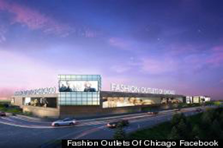 outlets fashion mall chicago experiment retailers hopes retail opens national outlet its opened touted doors thursday concept being end area