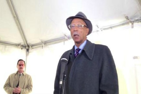 Mayor Bing and Bill Pulte unveil site for Detroit Blight Authority