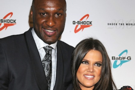 Lamar Odum and Khloe Kardashian arrive for the “Casio Shock the World 2010″ event at the Manhattan Center, Monday, August 2, 2010, in New York. ( AP Photo/ Louis Lanzano)