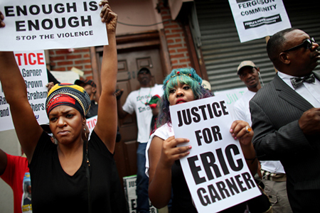 Staten Island Rally Held For Police Violence Victims Eric Garner And Michael Brown
