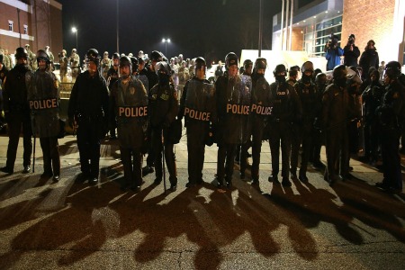 <> on November 25, 2014 in Ferguson, Missouri.