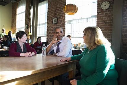 Barack Obama, Amanda Rothschild, Mary Stein