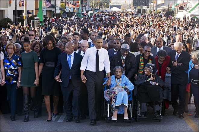 Obama Selma images
