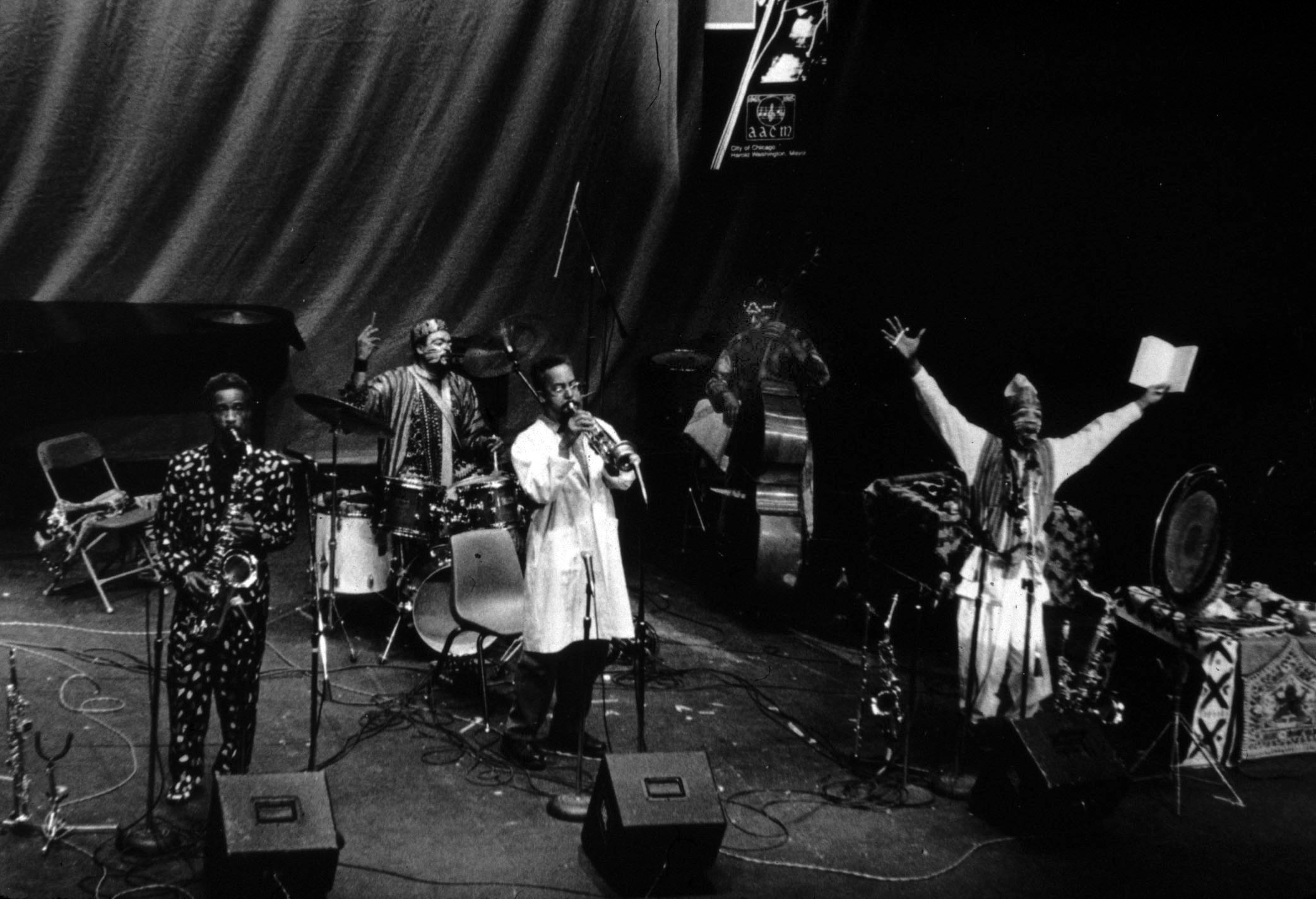 The Art Ensemble of Chicago on Stage. photo~ Lauren