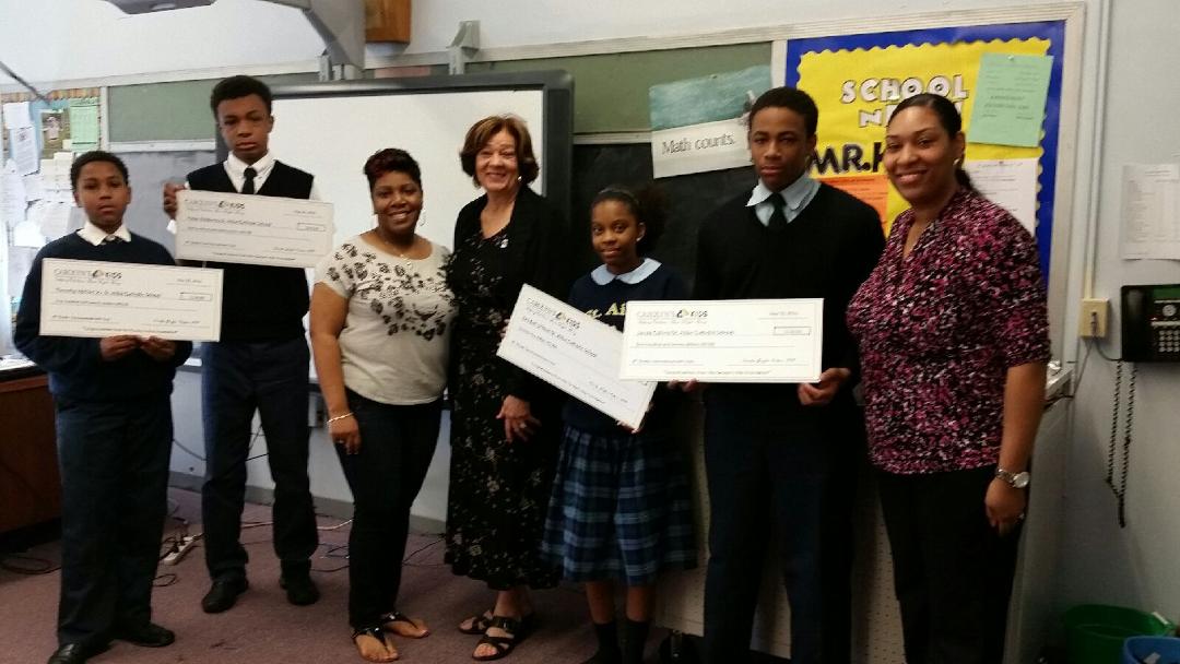 St . Ailbe Jacob Collins, Timothy Horton Jr., Pablo Balderos, Kendall O'Neal presented by Carolyn Griffin Palmer and Karilyn Palmer Paschal