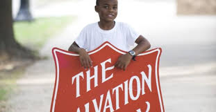 Just one of the many who benefit from the Salvation Army's work.