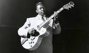 The young BB King with his beloved Lucille