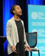 Iyonna McCoy , a student delivers a powerful address