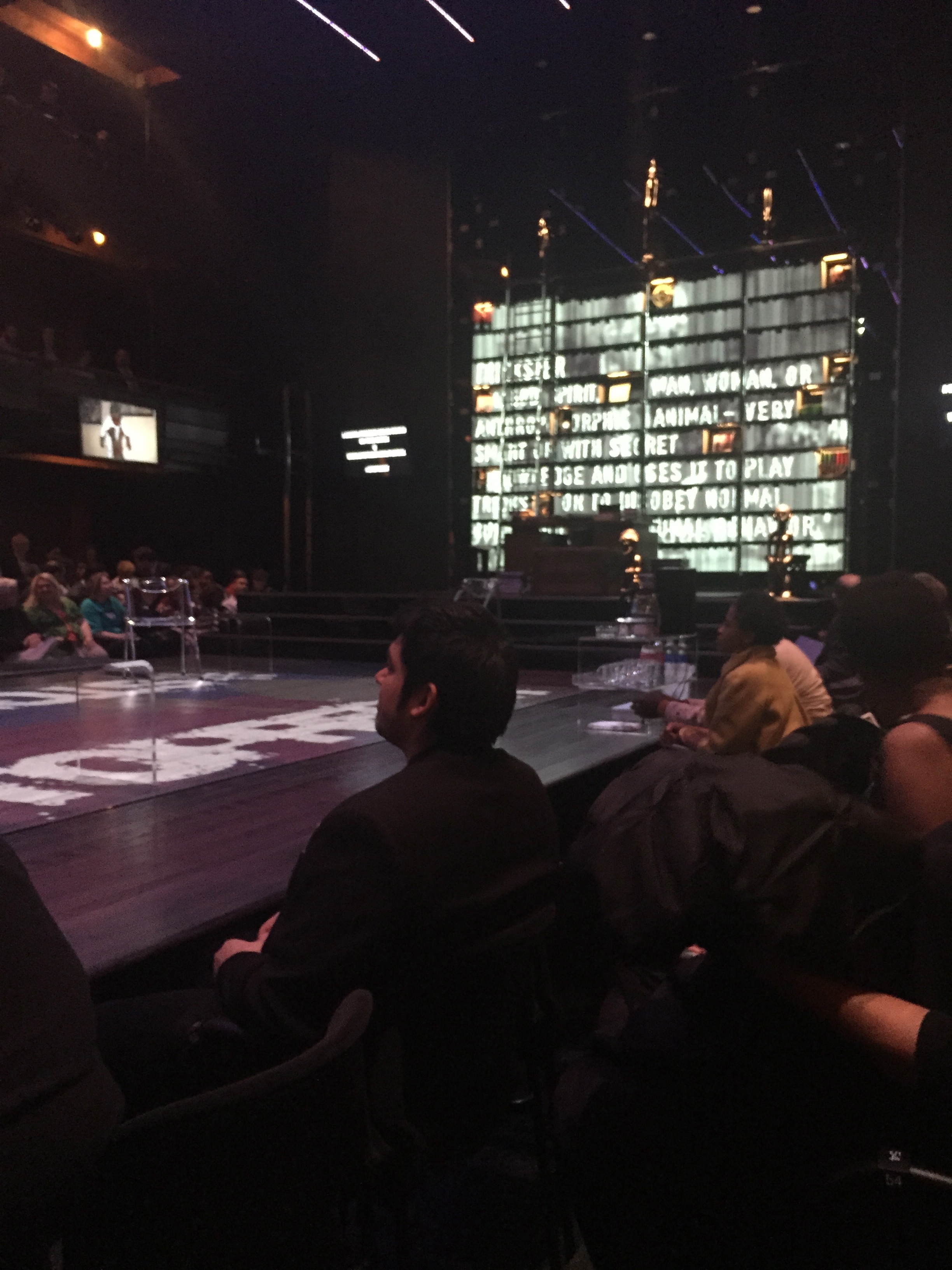 The set of Stop.Reset at the Goodman Theater, Chicago