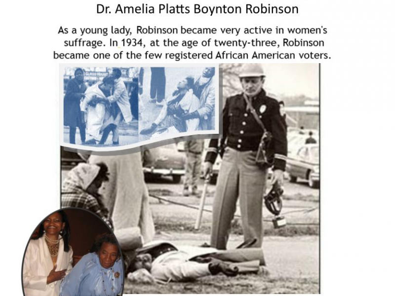 Dr. Amelia Boynton Robinson, Mother of the Voting Rights Movement