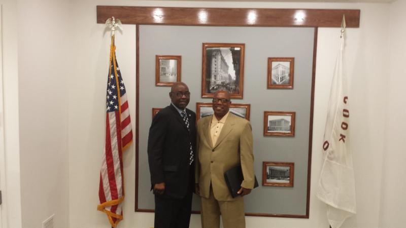 Commissioner Robert Steele and Anthony Lowery, Director, Policy & Advocacy for Safer Foundation