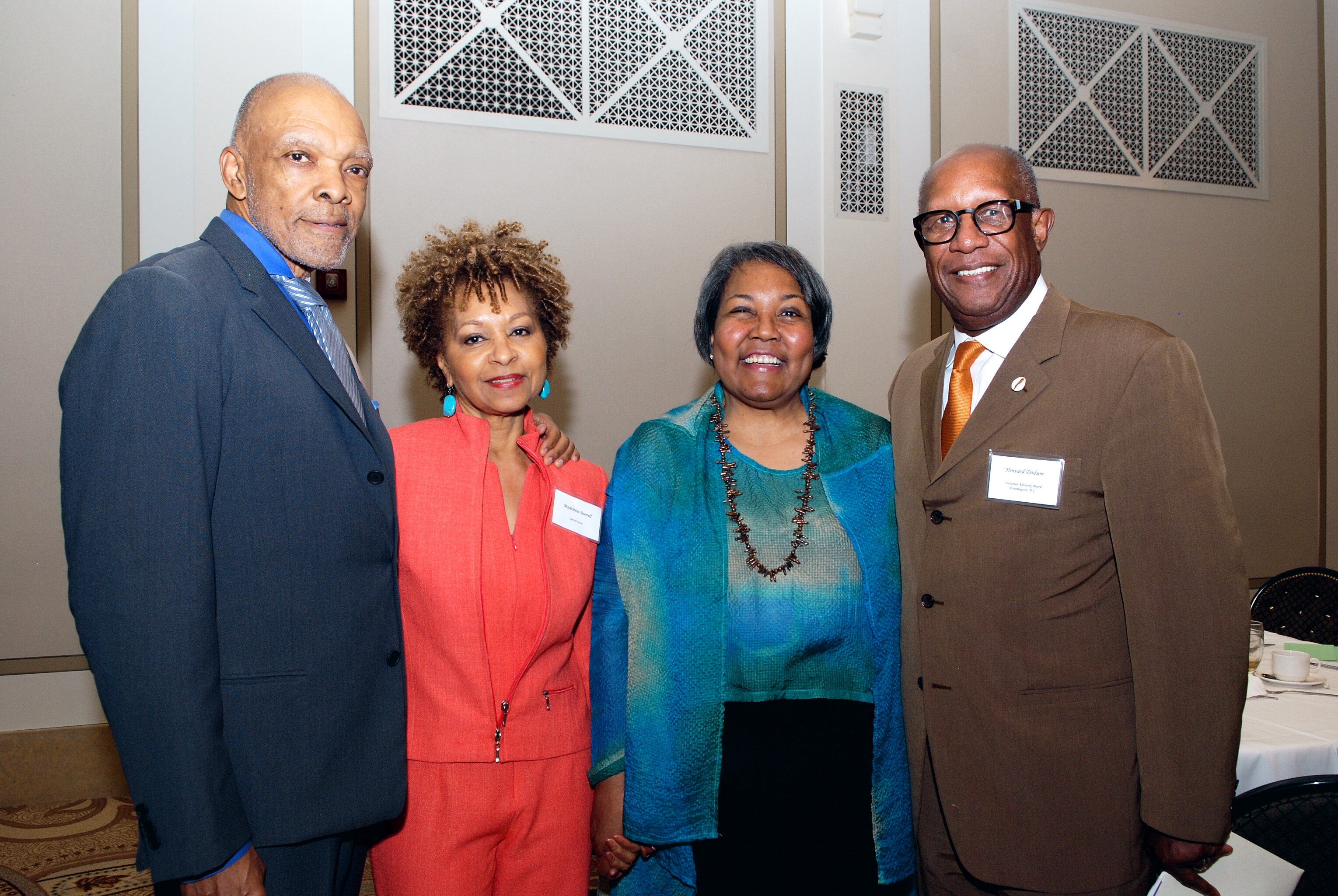 Thomas and Madeleine Burrell,Julieanna Richardson,Executive Director of HistoryMakers and a distinguished gentleman.