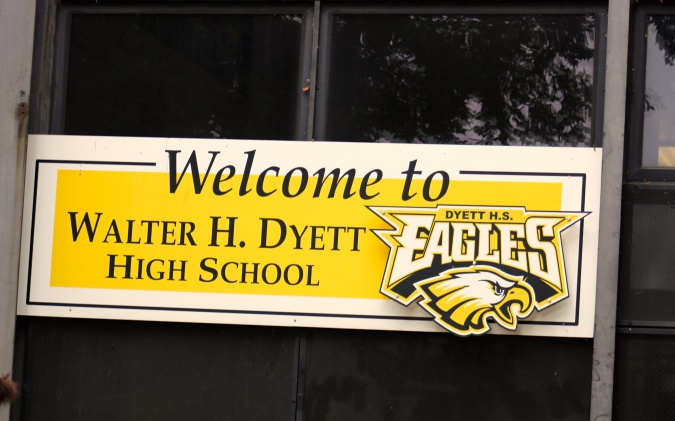 Walter H. Dyett High School located in the Chicago Bronzeville Community. Photo credit: M. Datcher