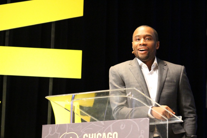 Moderator of "End of Violence" CIW panel, Marc Lamont Hill Photo Credit: Mary L. Datcher