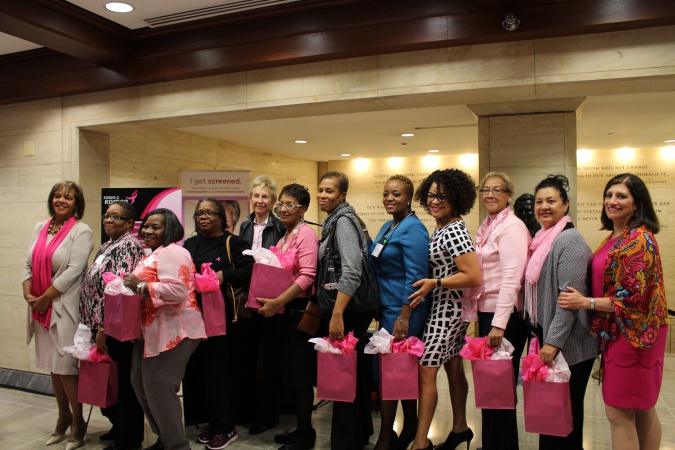 Susan G. Komen Reception: Breast Cancer survivors recognized at special reception along with Rep. Robin Kelly (IL) and CEO/President Dr. Judy Salerno