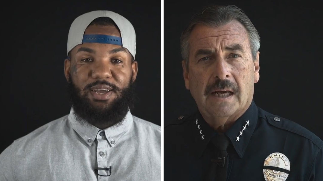 The Game and LAPD Chief Beck