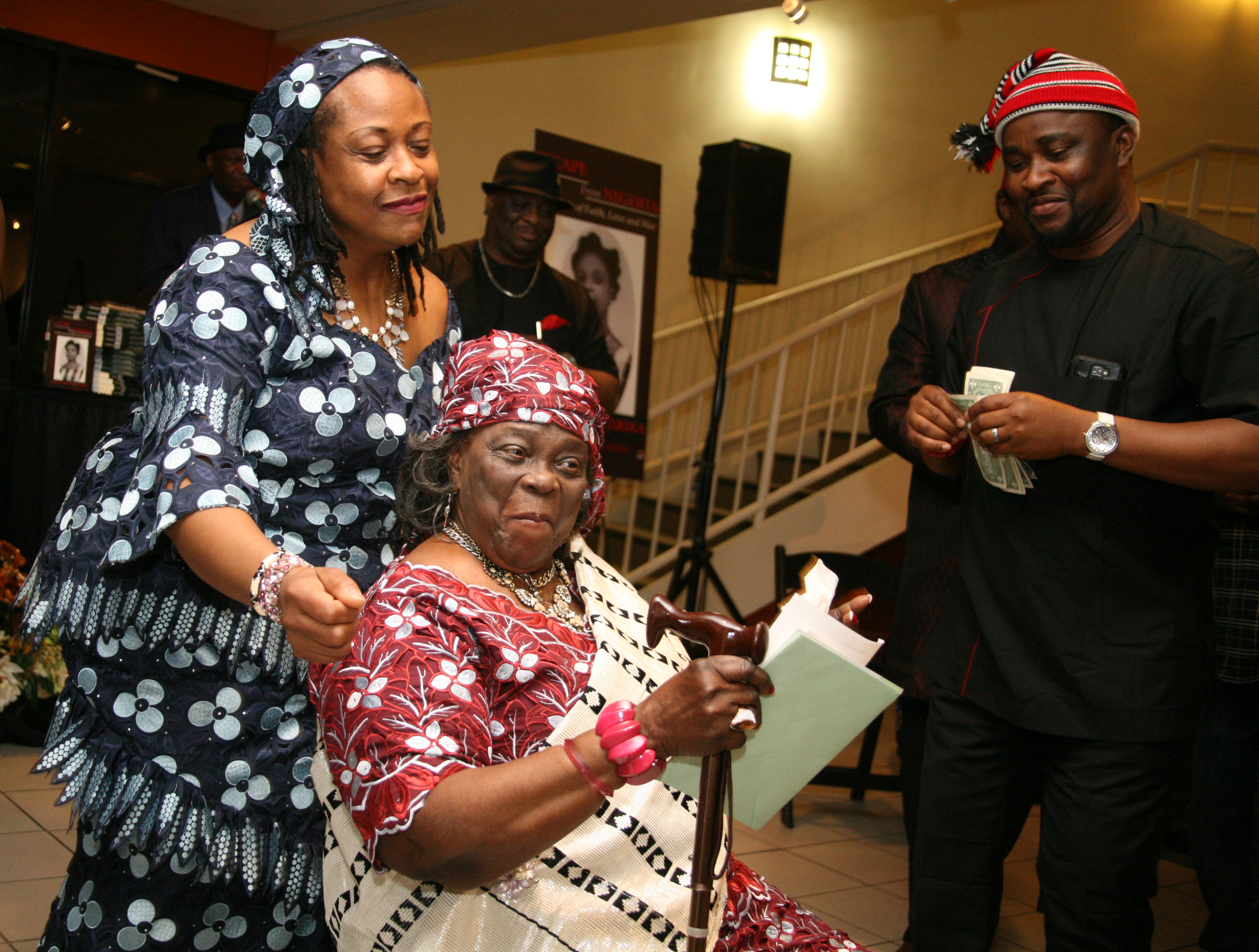 Maudlyne and Angelina Ihejirika at book signing in May 2016