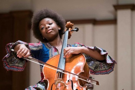 14-year-old cellist Ifetayo Ali-Landing