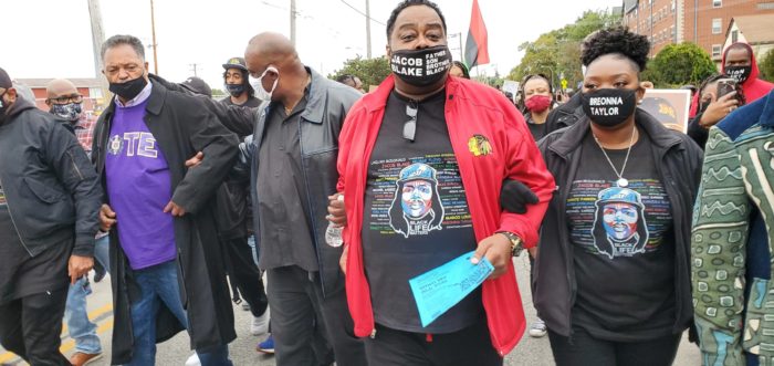 Jacob Blake Breonna Taylor March Chicago Defender
