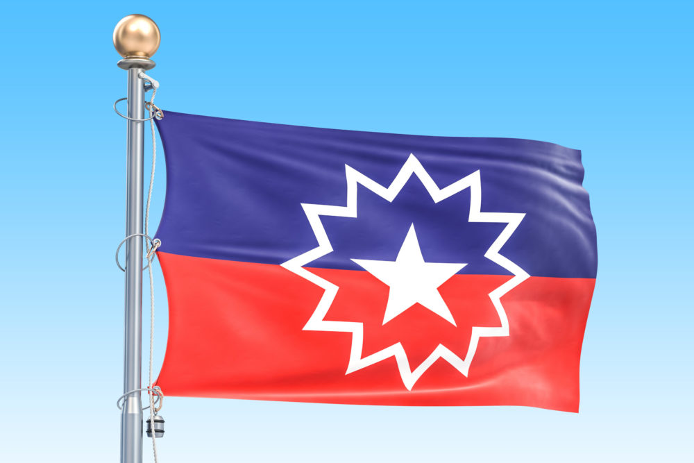 Juneteenth,Flag,,3d,Rendering