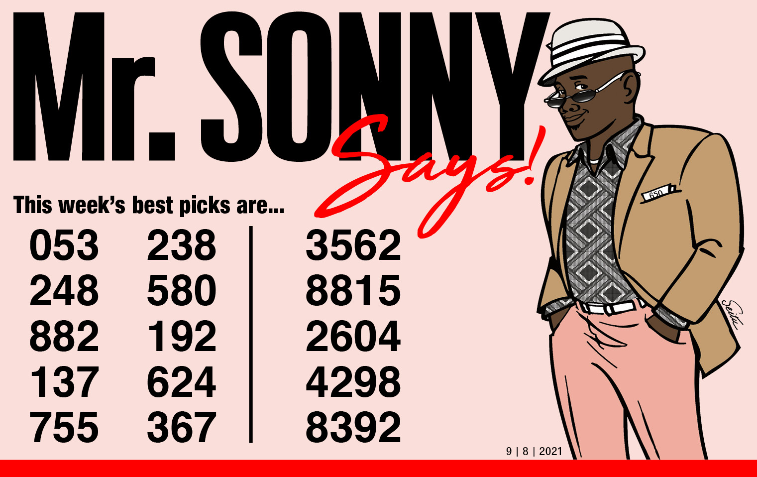 Mr. Sonny 09/08/2021