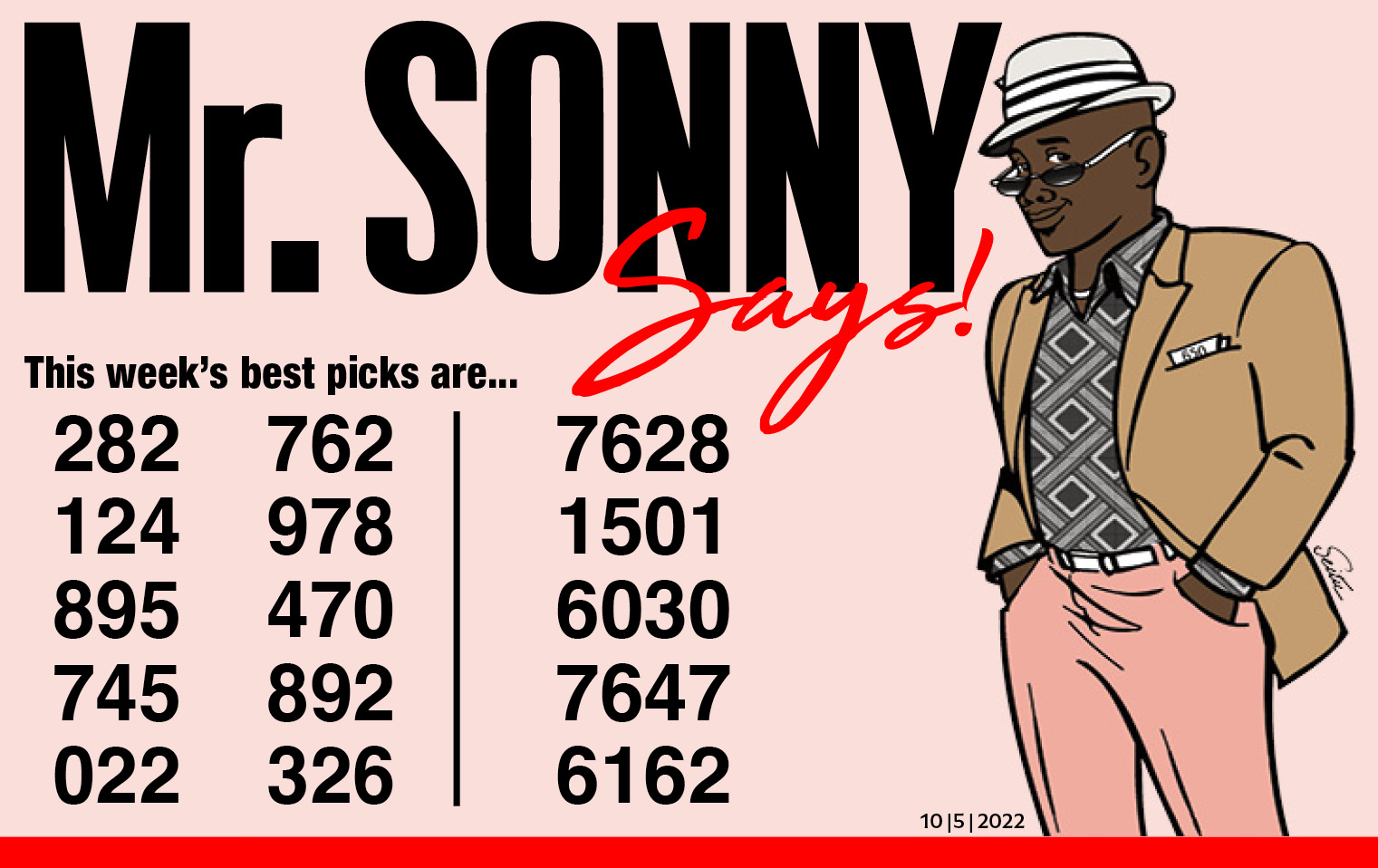 Mr. Sonny 10/05/2022