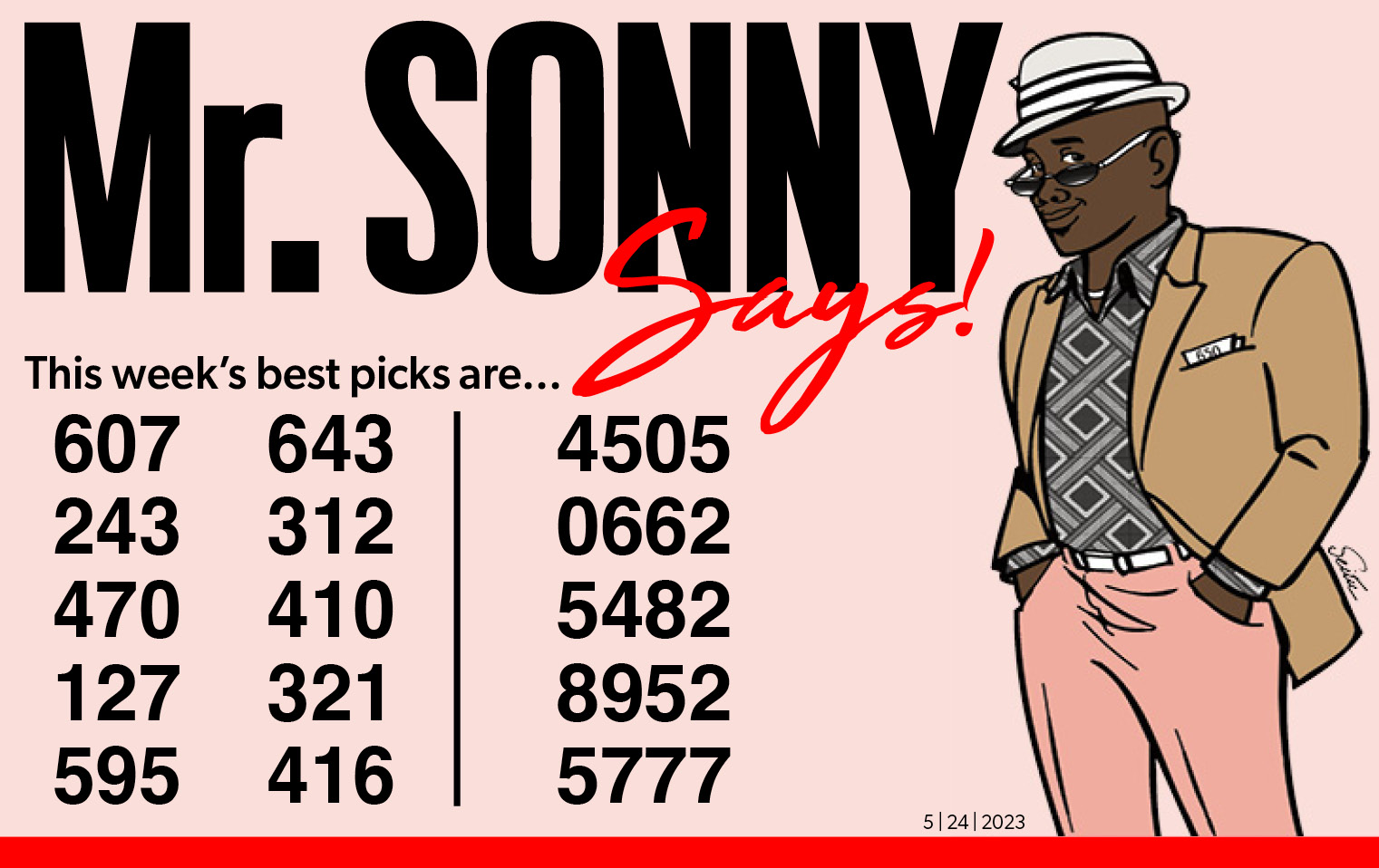 Mr Sonny Knows, May 24