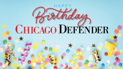 Happy Birthday, Chicago Defender Banner