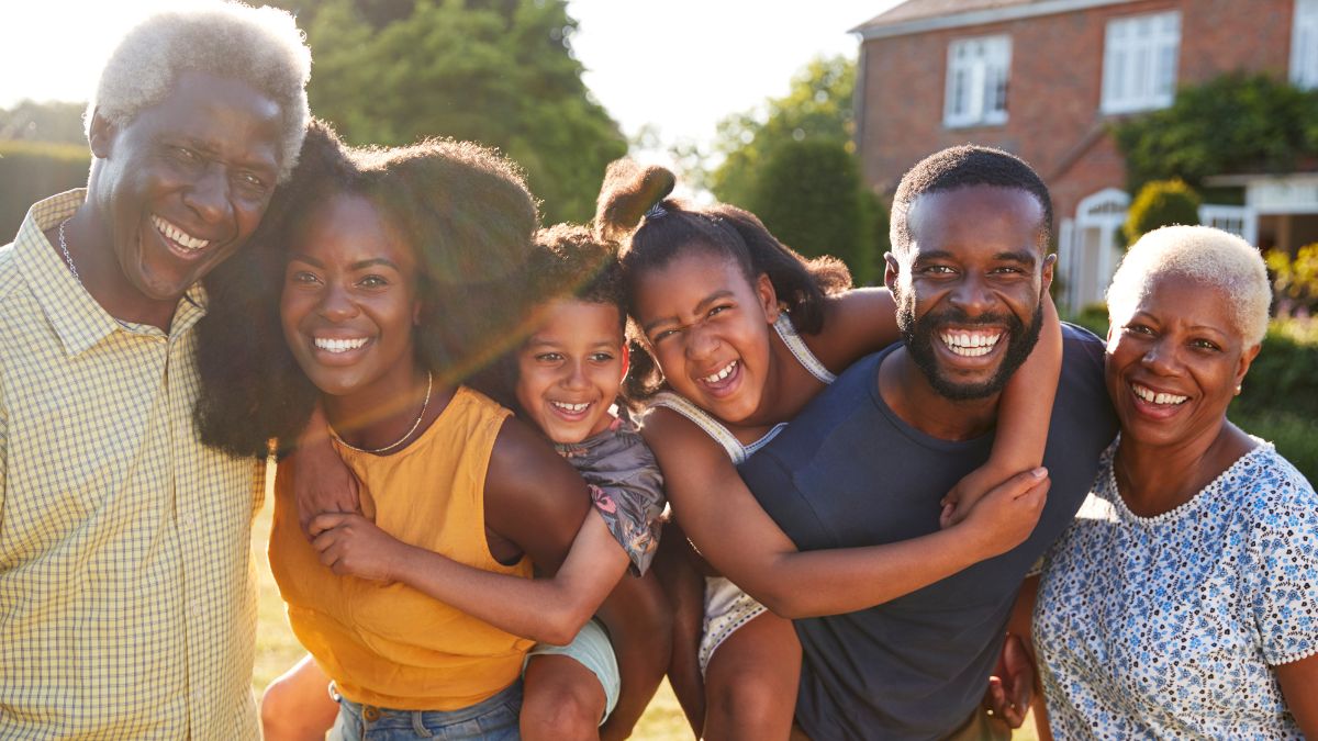 Multigenerational Black family
