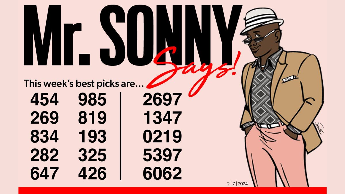 MR. SONNY KNOWS for Feb. 7