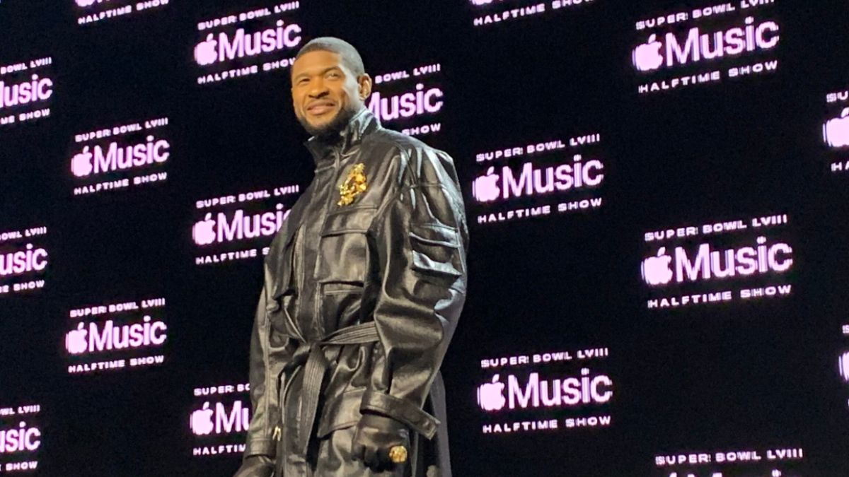 Usher at Super Bowl LVIII