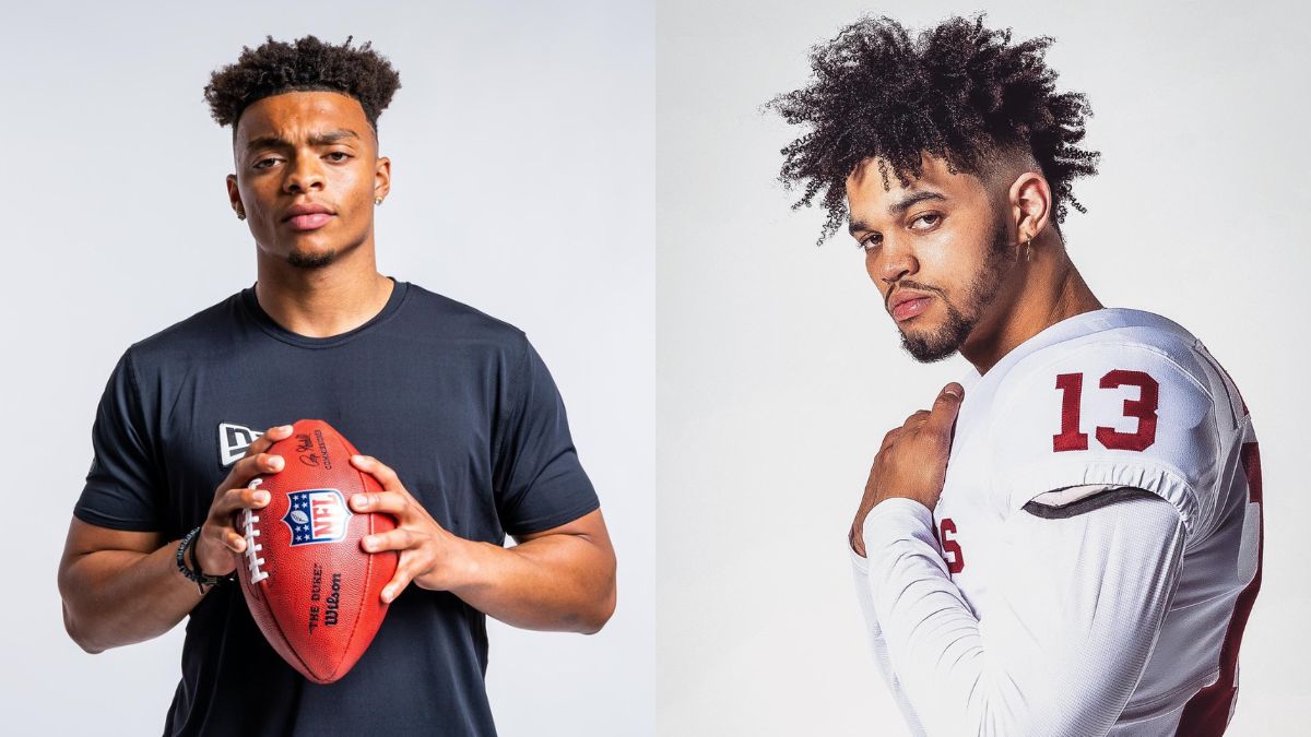 Chicago Bears Quarterback options Justin Fields and Caleb Williams