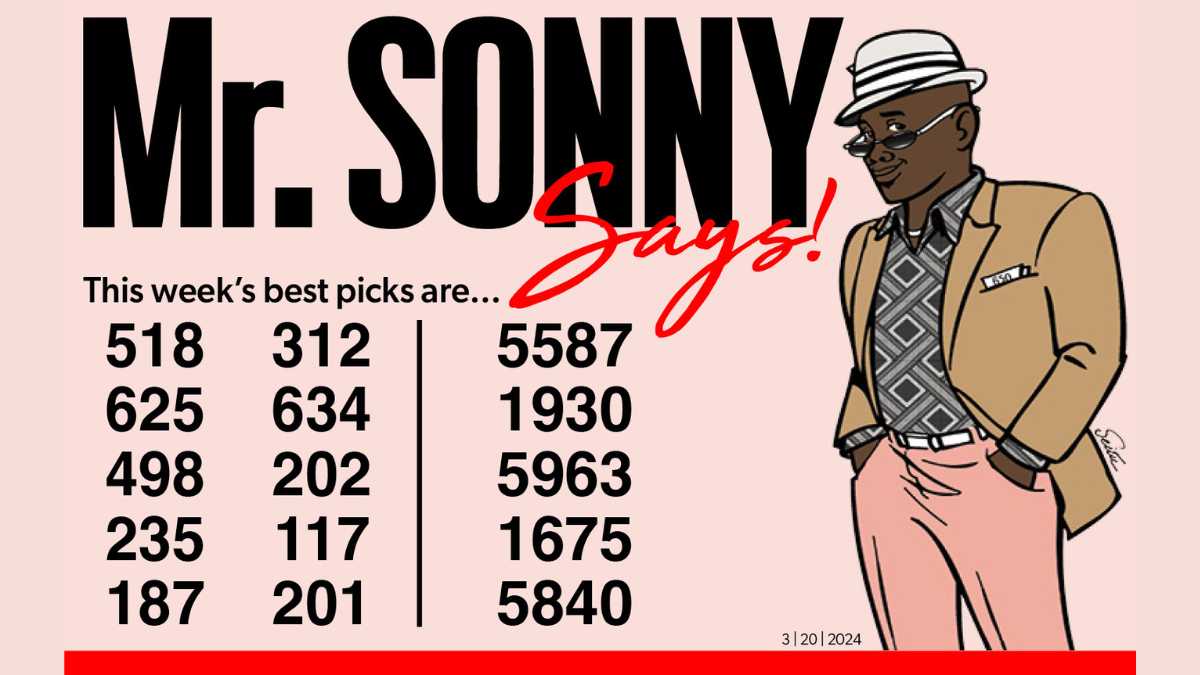 MR. SONNY KNOWS for March 20, 2024