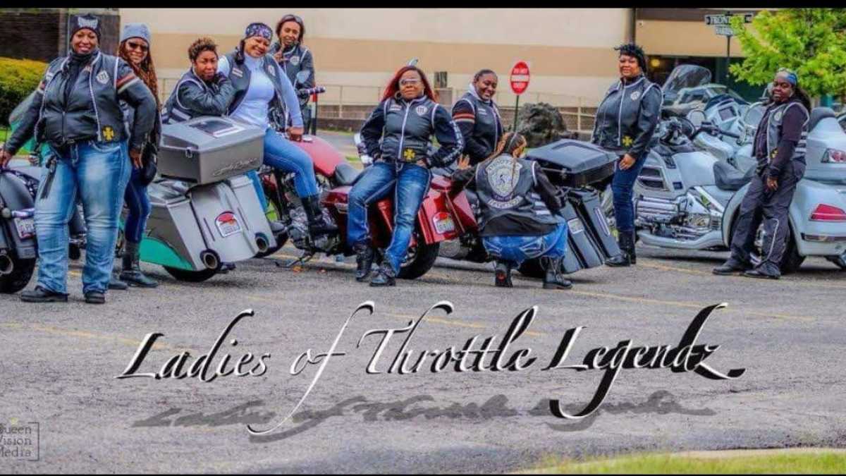 The Ladies of Throttle Legendz Motorcycle Club in Chicago is an all-female motorcycle club