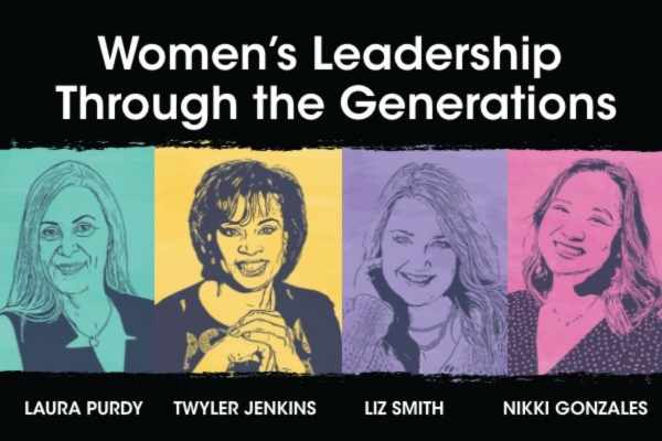 Twyler Jenkins and other participants in Women's Leadership Through the Generations panel discussion