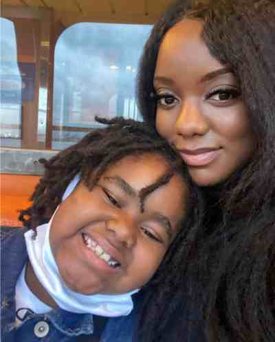 Chesaree Rollins and her daughter Chloe.