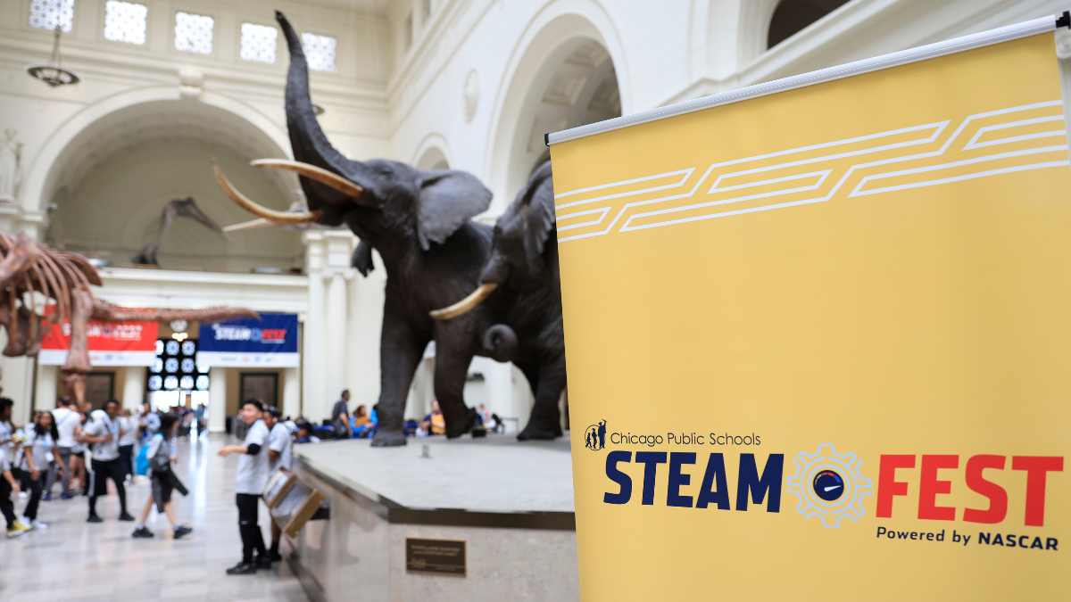 The 2nd Annual NASCAR STEAM FEST took place at the Field Museum