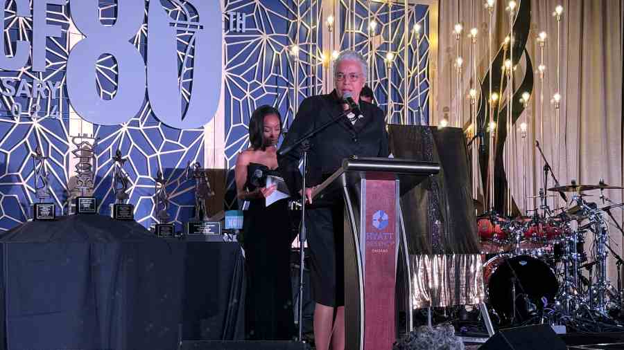 County Board President Toni Preckwinkle at the UNCF AMI gala 