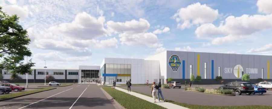 Rendering of New Chicago Sky Practice Facility