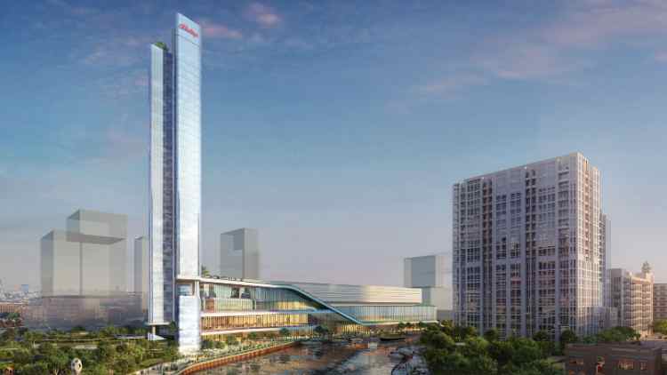 New rendering of Bally's Chicago Casino 