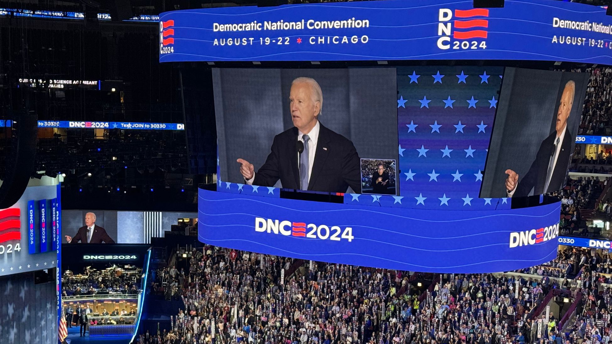 Dnc 2024 Day 1 Biden Speech - Audrye Rosemonde