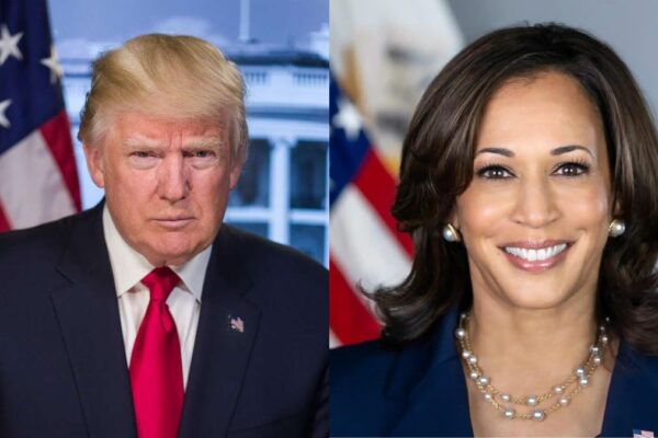 Donald Trump and Vice President Kamala Harris (Photo Credit Wikimedia Commons).