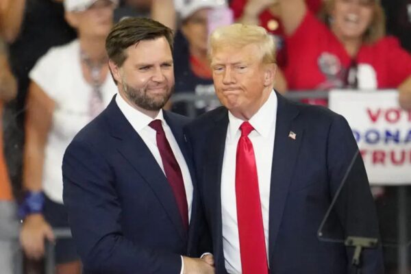 Republican Vice President and Presidential nominees JD Vance and Donald Trump via Malaysia Today via Creative Commons License 4.0