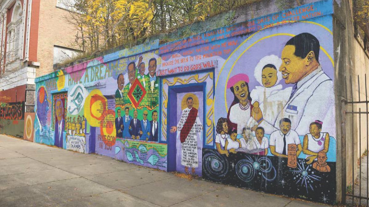 Bronzeville Trail Task Force MLK Mural Photo