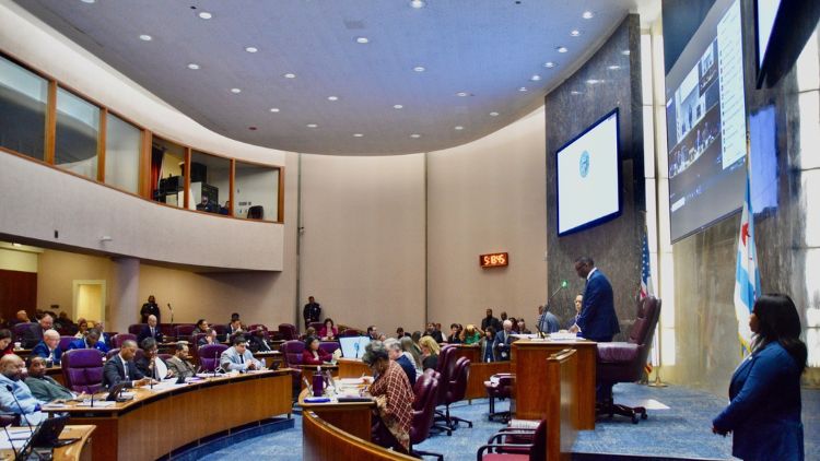 Chicago City Council Chambers