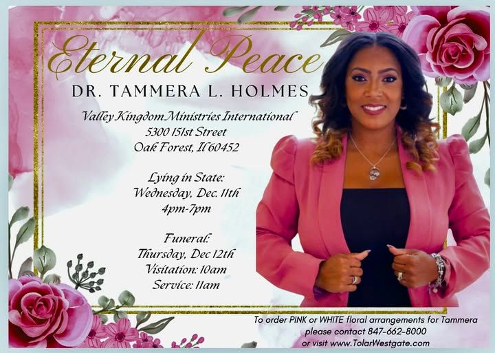 Dr. Tammera L. Holmes Service