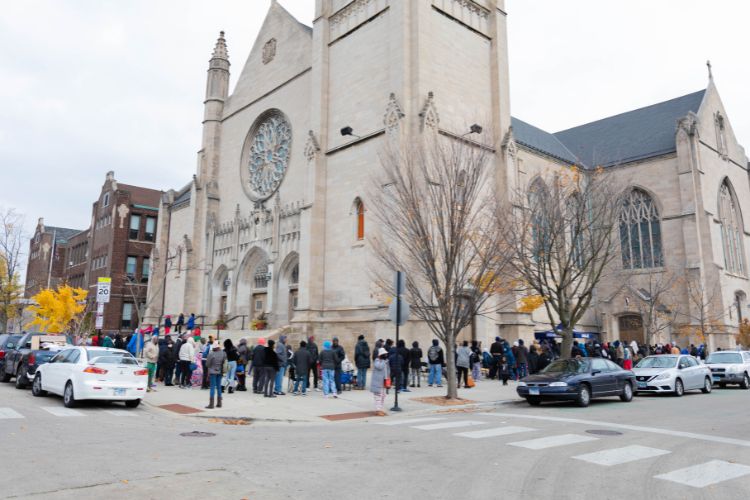 Nov. 2024 coat giveaway at St. Sabina