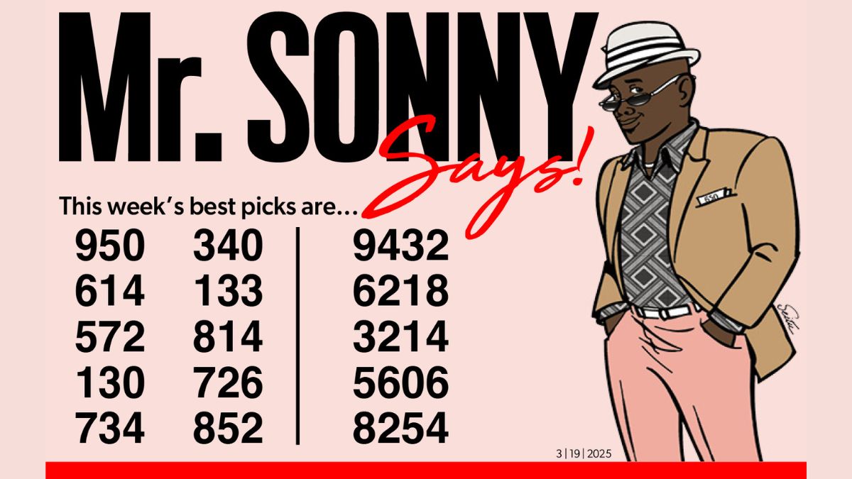 MR SONNY KNOWS for March 19, 2025