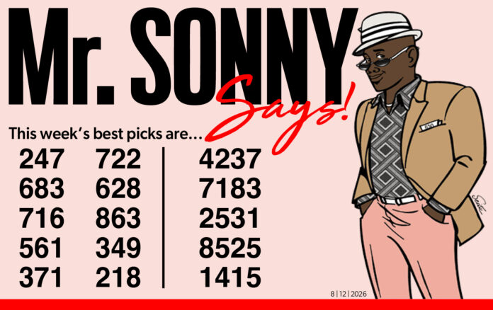 MR SONNY KNOWS for August 12, 2026